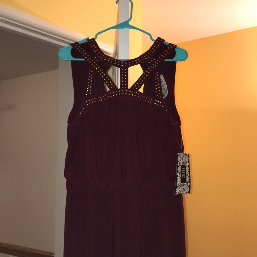 Burgundy body suit
